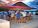 Happy hour at the Anegada Reef Hotel bar