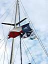 Flags flying on Arpeggio: Texas, Mangum, and TTOL