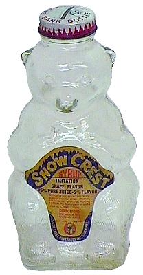 Snow Crest Syrup Container Bear Bank