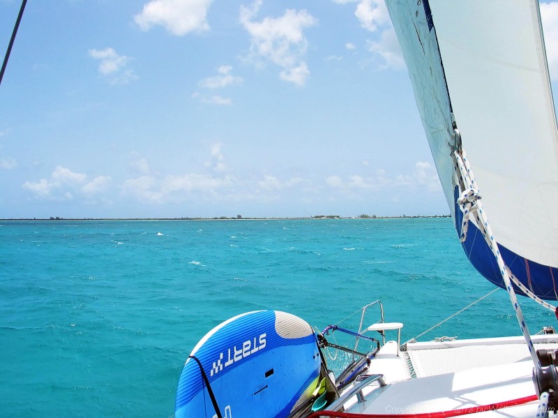 Approaching the Anegada channel