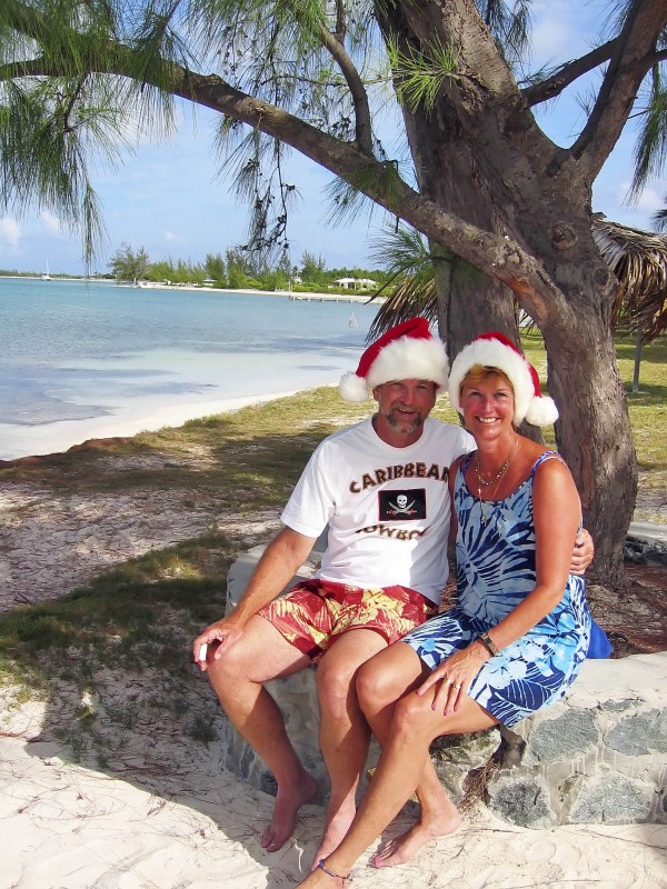 Santas at the Anegada Reef Hotel