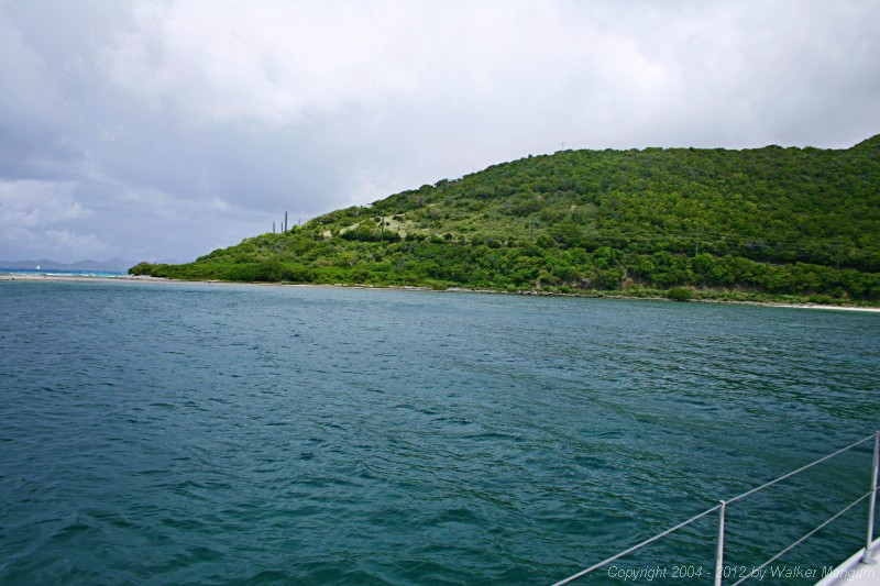 Panorama of Brandywine Bay, Tortola.
