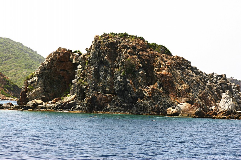 Snorkelers at Cistern Rock.