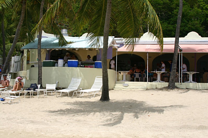 Lunch at Cooper Island Beach Club.
