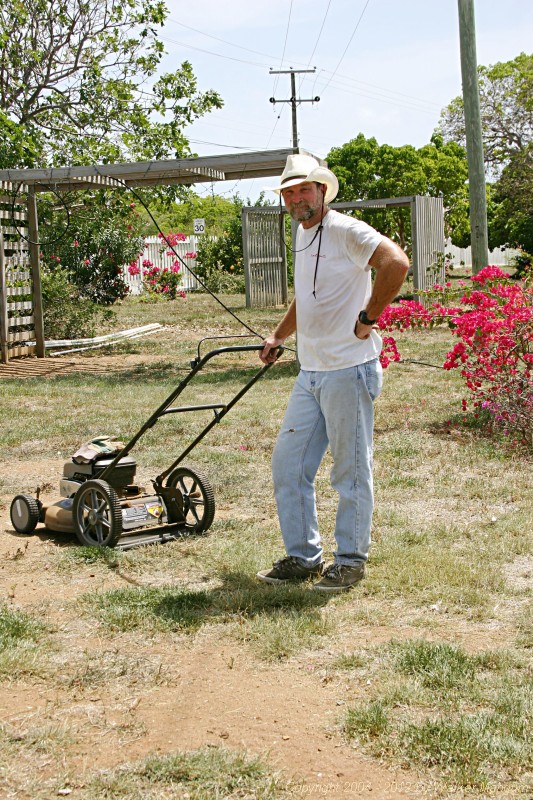 Walker, the Anegada gardener.