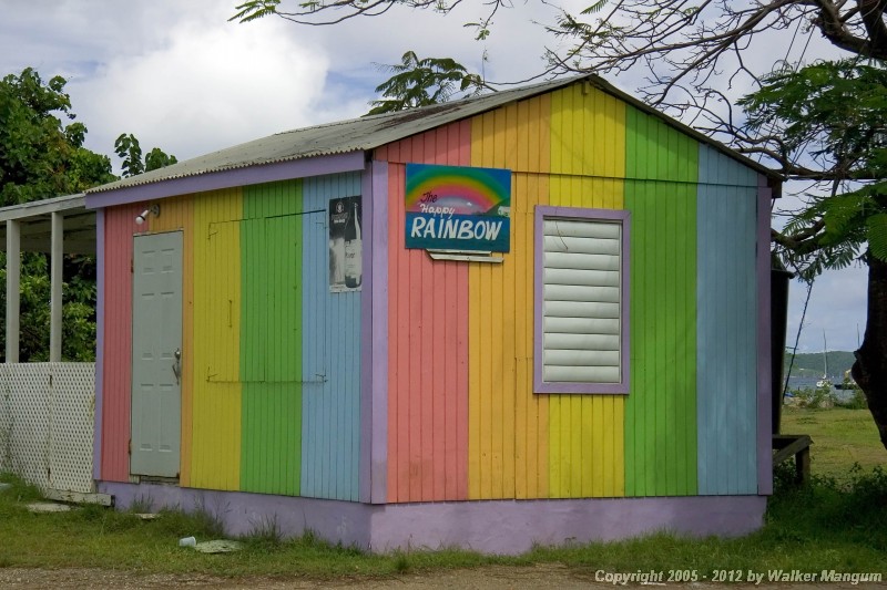 The "Happy Rainbow", Sea Cow's Bay, Tortola.