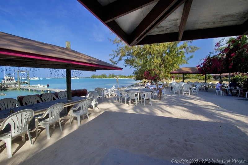 View from the bar at the Anegada Reef Hotel.