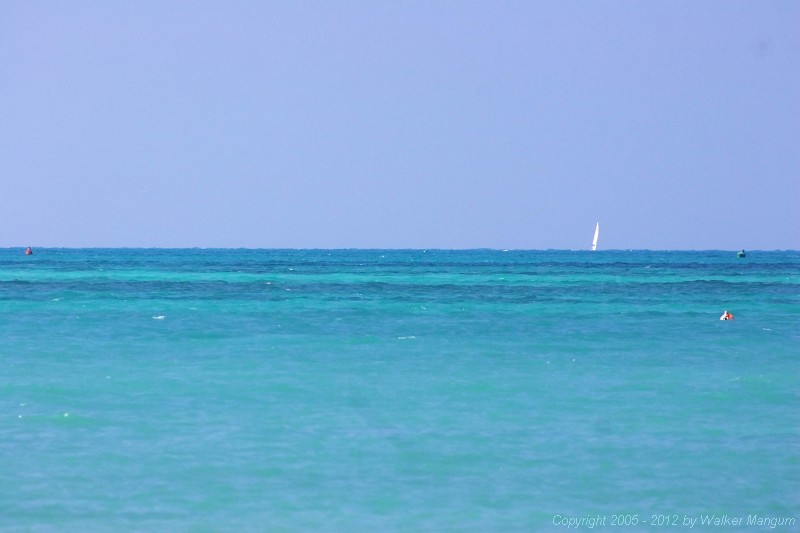 More playing with telephoto lens. View from the Anegada Reef Hotel. More playing with telephoto lens. The channel marker buoys at the channel entrance are visible here -- a mile from where I am taking this photo.