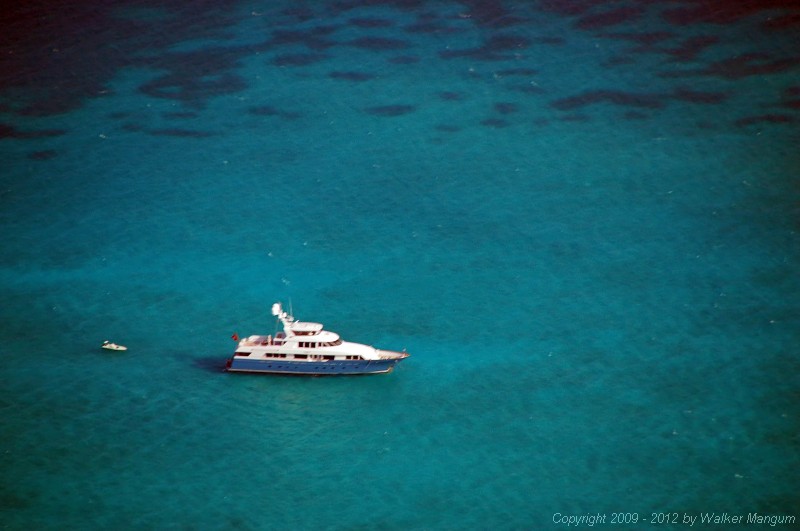 Anegada Aerial Photo
Jimmy Buffett's "Continental Drifter III". A 124 foot Defiant at anchor off Setting Point.