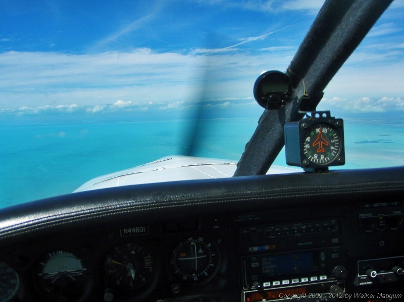 Approaching the Caicos on the return from the BVI.