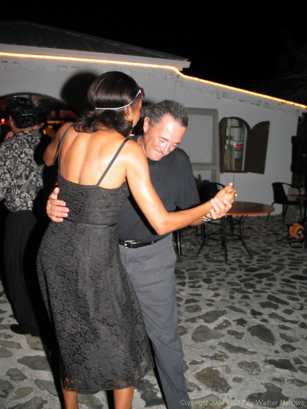 Davide dances with Lorna Smith.