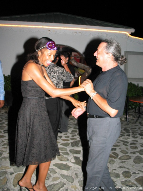 Davide dances with Lorna Smith.
