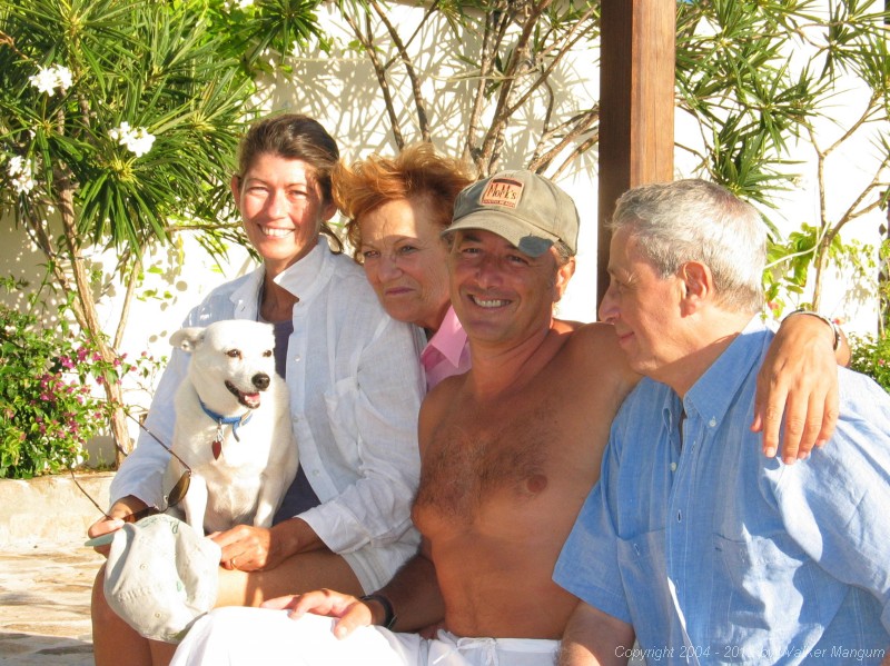 Donnatella, Cele, Cecilia, Davide, and Orazio.