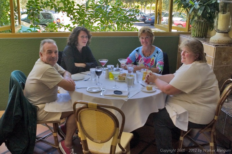 Lunch at Don Giovanni's Restaurant, Napa.