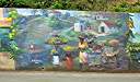 The "Wall", a long and colourful mural along Tortola's Ridge Road, depicts many aspects of BVI heritage.