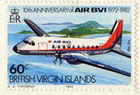 Air BVI First Day Cover
