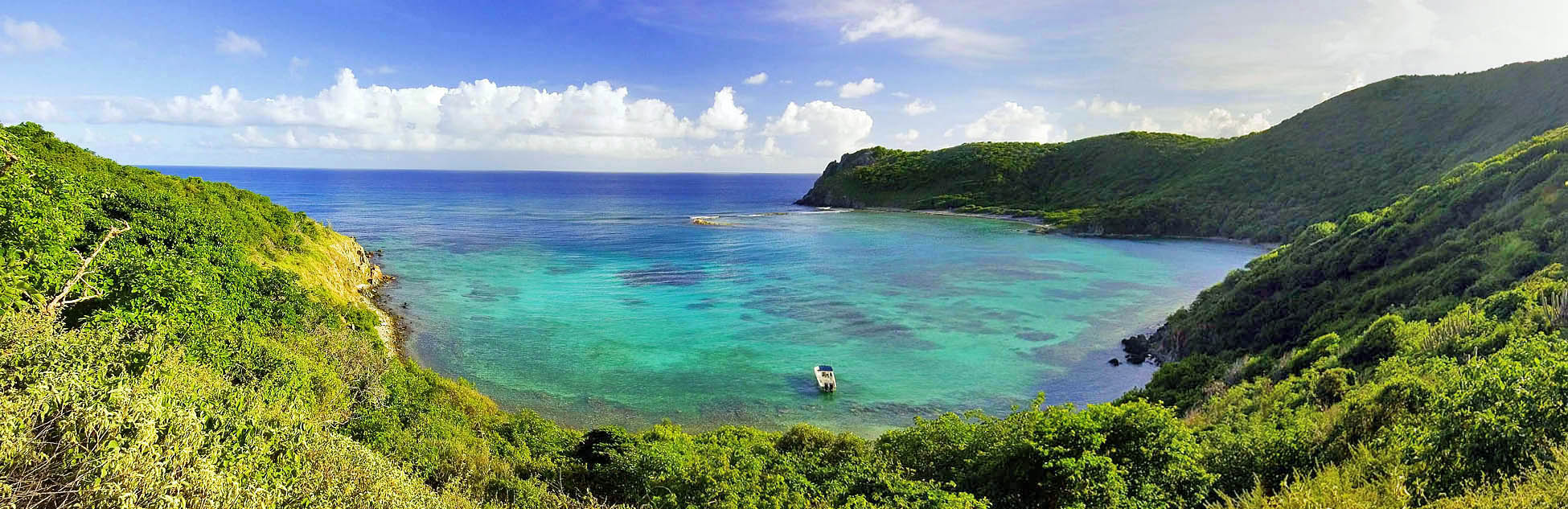 Panorama of West Money Bay, Norman Island