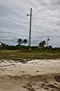 The utility pole is now only 60 feet from the edge of the sea. It used to be 150 feet.