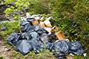 This is one of the things that really pisses me off. Someone is too lazy to take their trash to the garbage dump, so they just toss it in the bush. Whoever did this has no respect for this island.