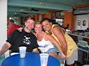 Walker, Sharon, and David at the Calamaya bar