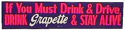Grapette Bumper Sticker