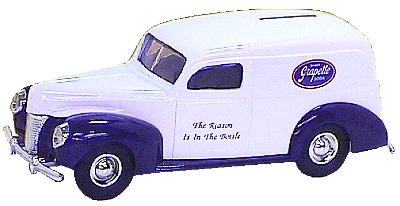Sedan Delivery Truck Bank