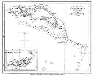 Schomburgk 1831 Chart of Anegada