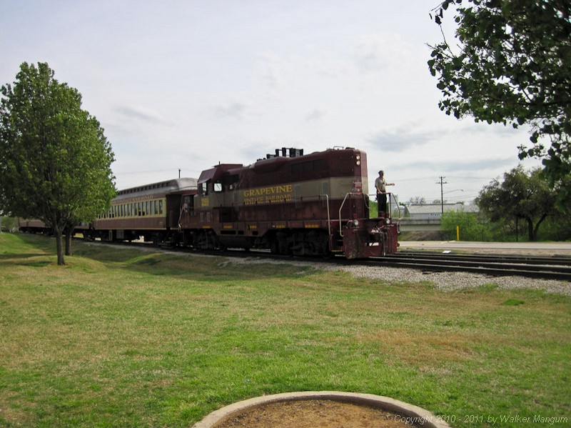 The Tarantula - train between Grapevine and the Fort Worth Stockyards