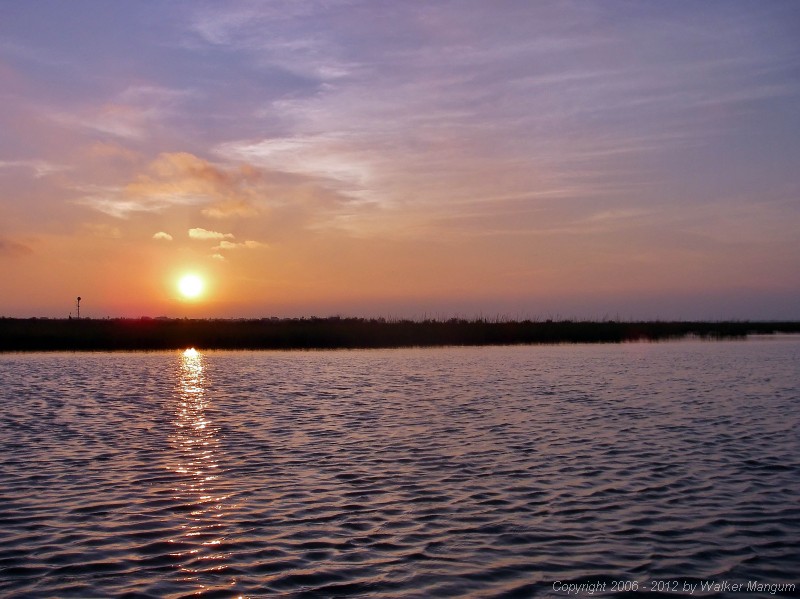 Sunrise in the marsh.