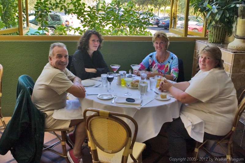 Lunch at Don Giovanni's Restaurant, Napa.